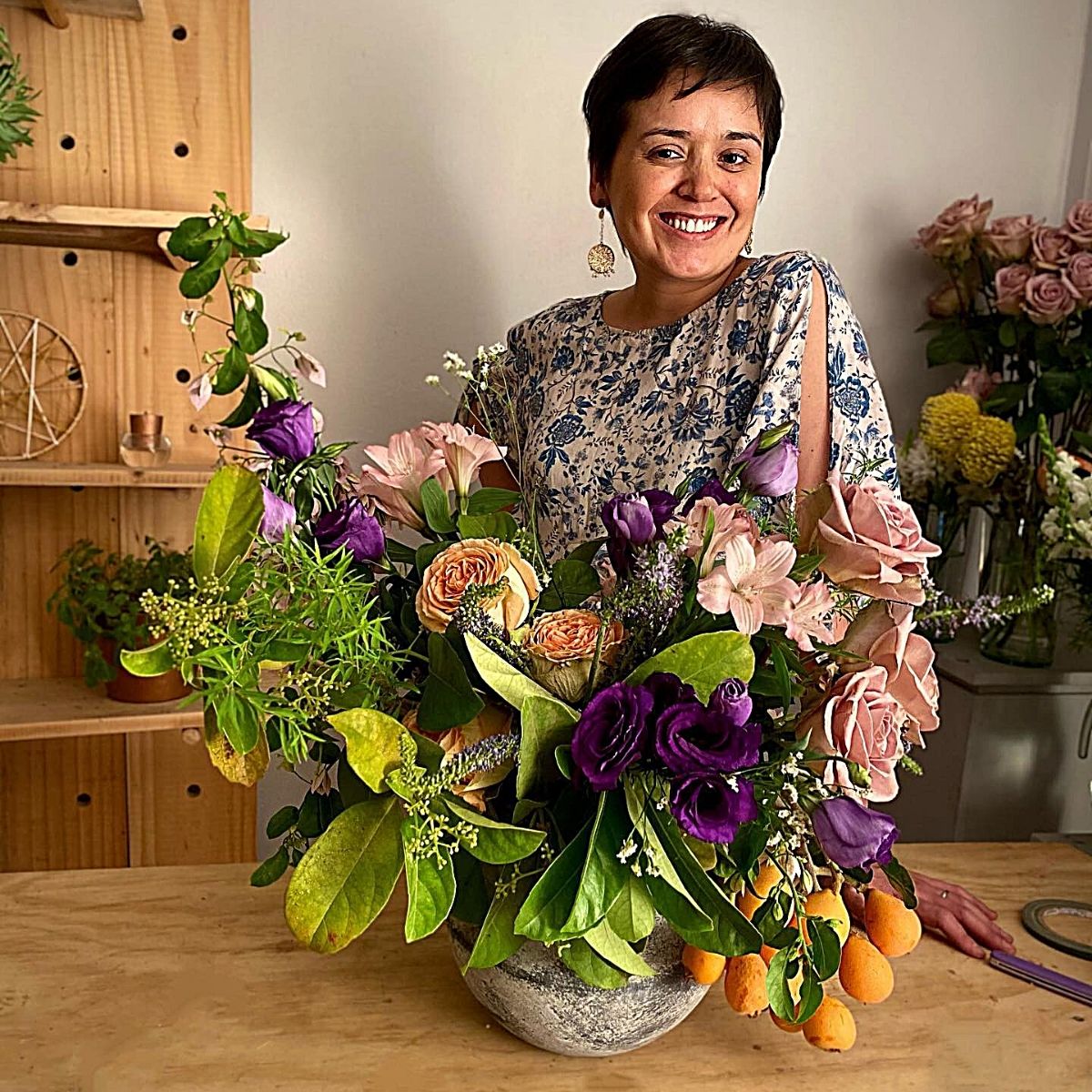 A Floral Interview With Francisca Pérez, Floral Designer and EMC Teacher 